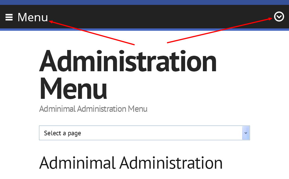 Administration-Menu